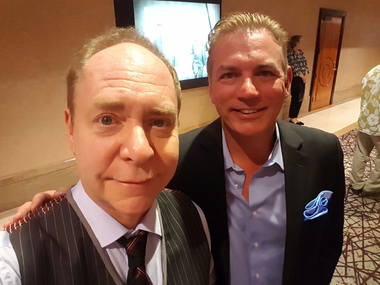 Mike Warren with Teller