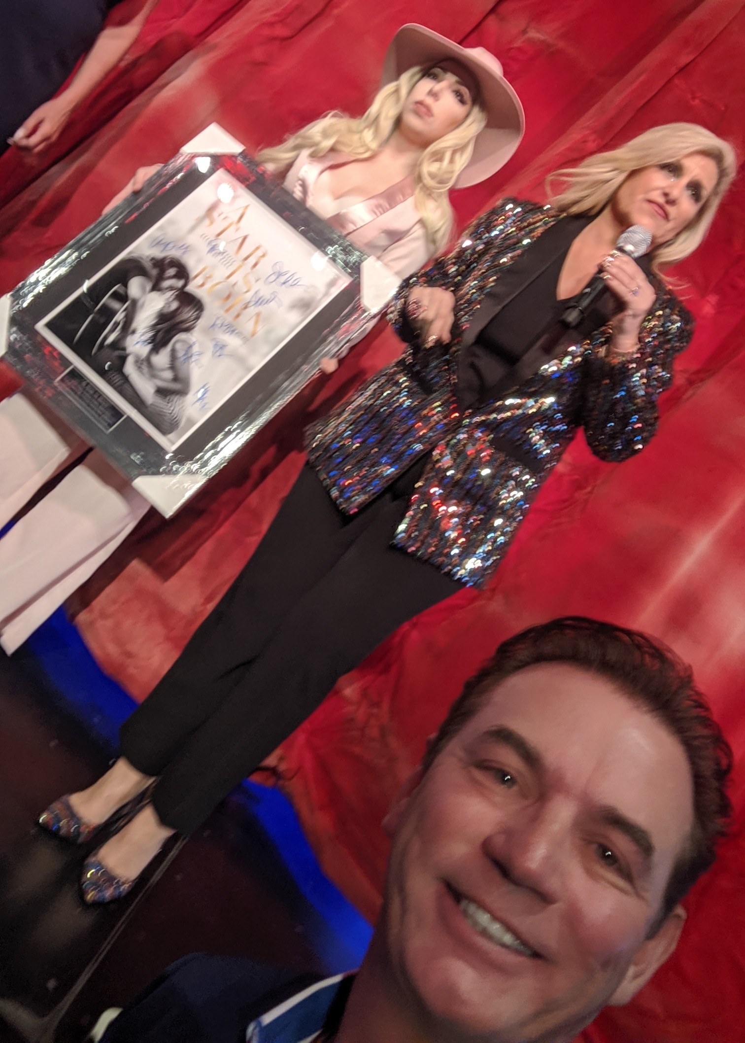 Mike Warren with Lady Gaga