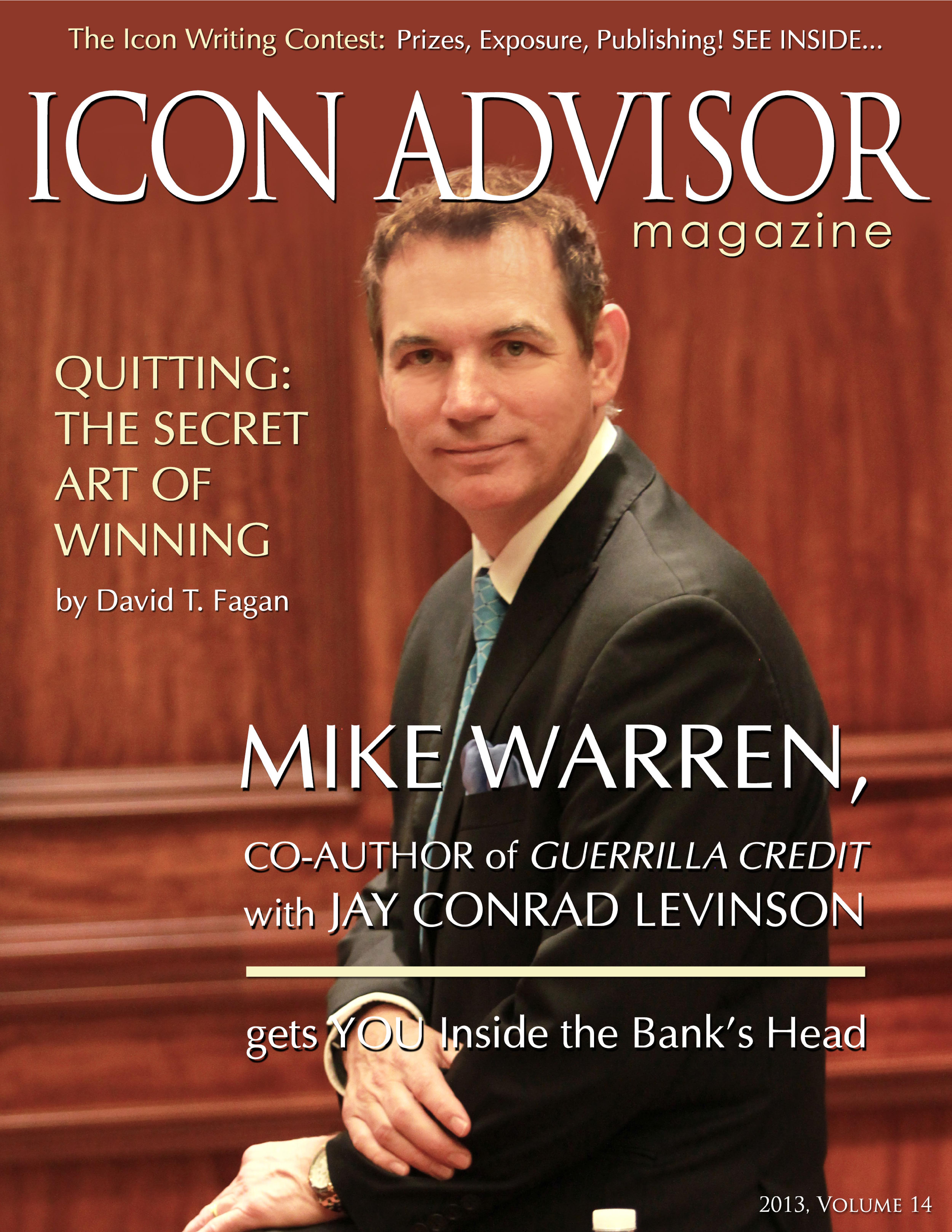 Icon Advisor Magazine Cover - Mike Warren
